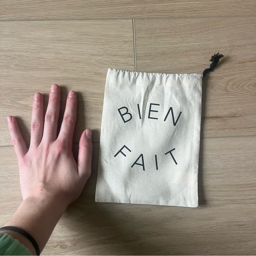 Madewell Bien Fait Canvas Pouch Jewelry / Belt Dust Bag